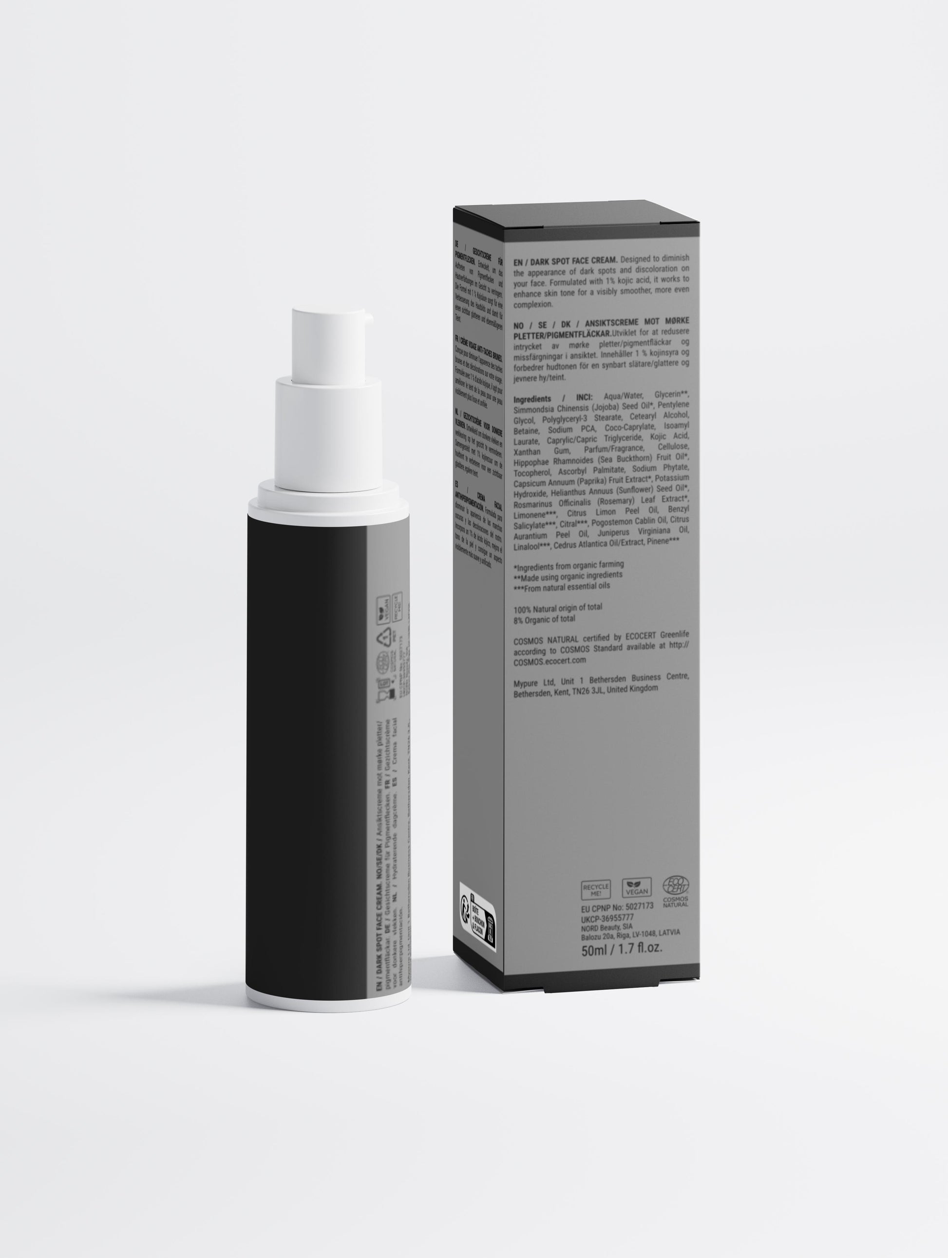 Dark Spot Face Cream with Kojic Acid